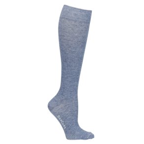 Støttestrømper Ull og Bomull, Jeans Blå