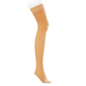 JOBST UltraSheer US klasse 2, Stay-Up Kompresjonsstrømper m/Blondebånd, Natural